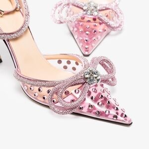 Used Mach & Mach Double bow 100 crystaliz Women's Heels